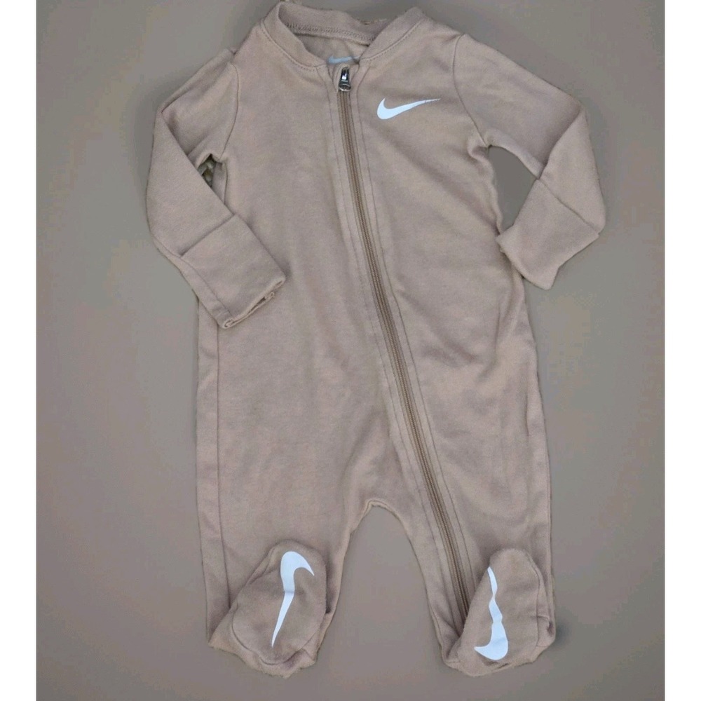 Nike Plain Baby Brown Jumpsuit‎ Age 3M Size 56-62cm